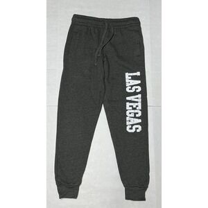 Mens Las Vegas Screen printed Sweatpants Joggers Drawstring Side & 1 Back Pocket